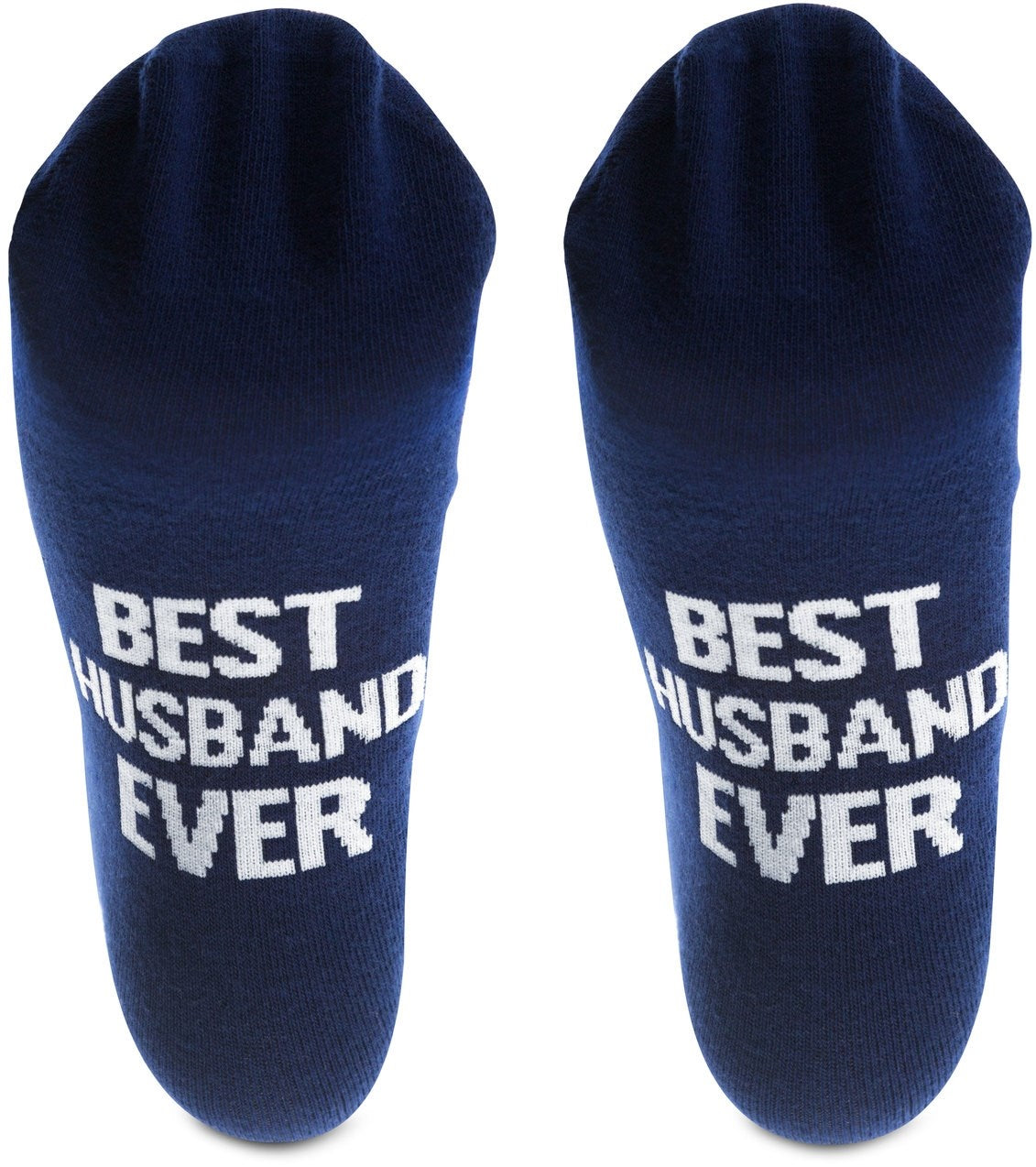 Socks-Men's Crew Socks-Best Husband Ever-Navy