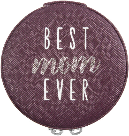 Zippered Jewelry Case-Best Mom Ever (3.5)