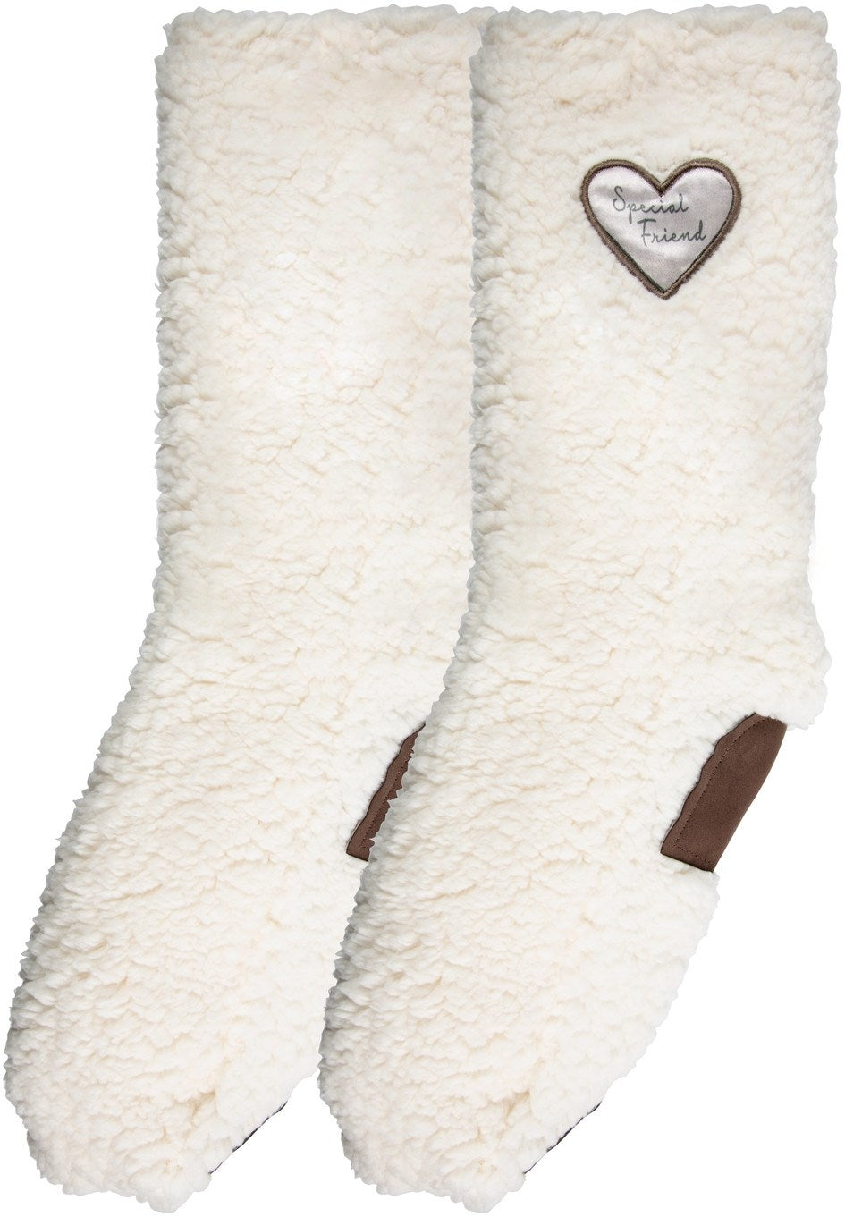 Womens Sherpa Slipper Socks-Special Friend