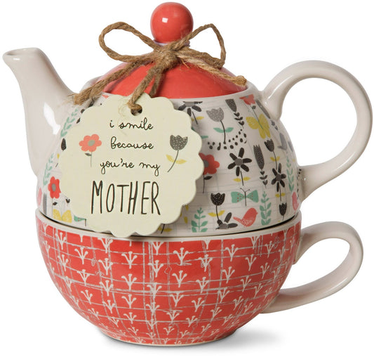 Teapot & Cup-Mother