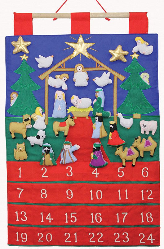 Fabric Advent Calendar-Tidings Of Joy (16 x 25)