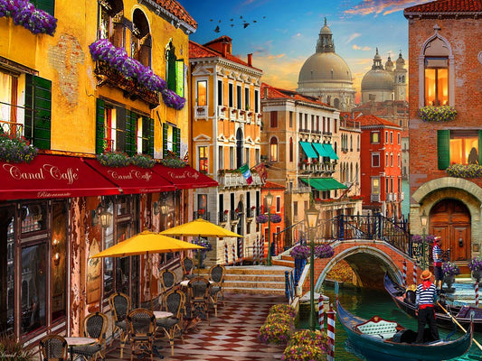 Jigsaw Puzzle-Venice Cafe (550 Pieces)