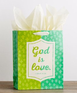 Gift Bag-Specialty-God Is Love-1 John 4:16-Large