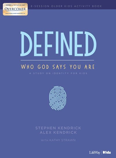 Defined: Who God Says You Are-Older Kids Activity Book (Overcomer)