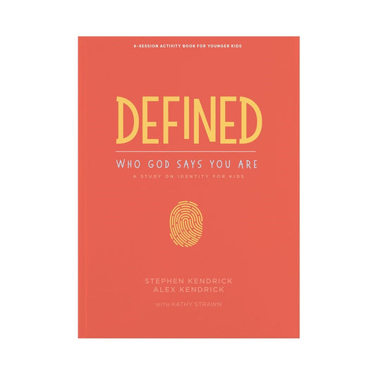 Defined: Who God Says You Are-Younger Kids Activity Book (Overcomer)