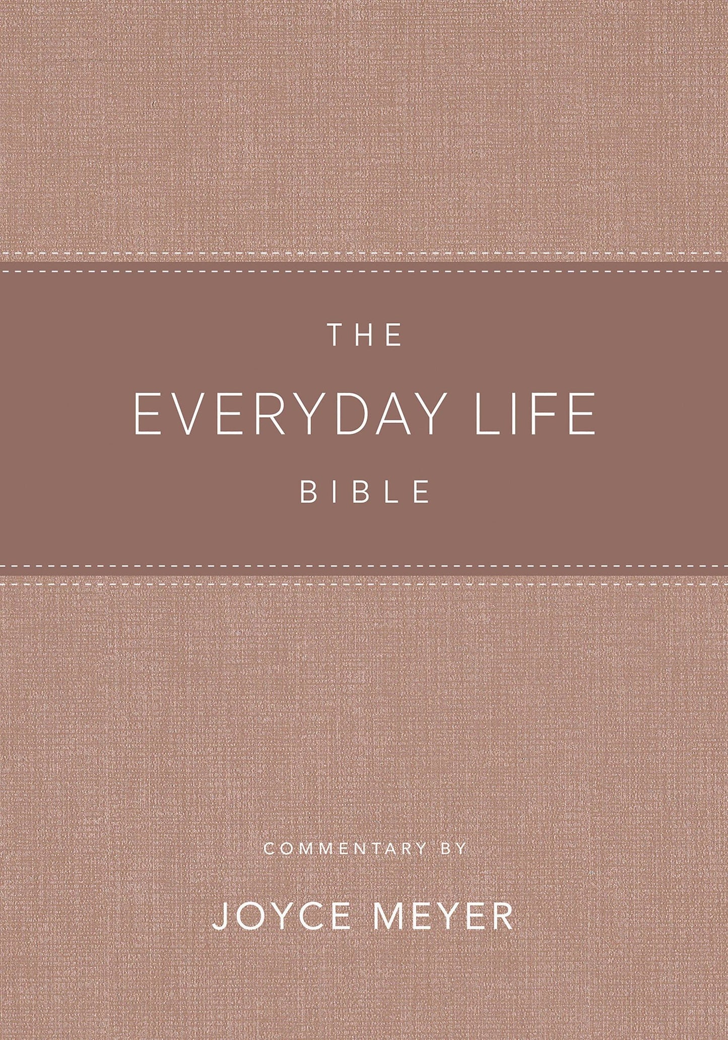 Amplified The Everyday Life Bible-Blush LeatherLuxe