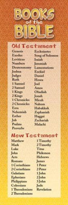 Bookmark-Books Of The Bible (Psalm 119:11  NIV) (Pack Of 25)