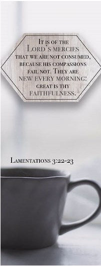 Bookmark-The Lord's Mercies (Lamentations 3:22-23 KJV) (Pack Of 25)