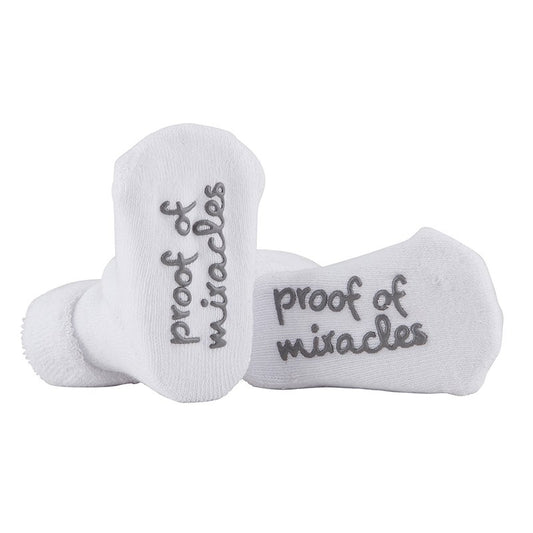 Inspirational Socks-Proof Of Miracles (3-12 Mo)