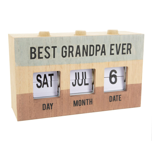 Perpetual Desk Calendar-Grandpa (7.75" x 4.5")