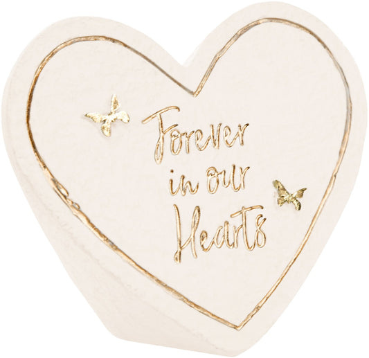 Heart Memorial Stone-Forever (3.5" x 3")