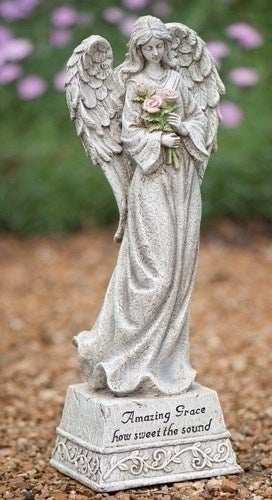 Garden Figurine-Angel-Amazing Grace (14")