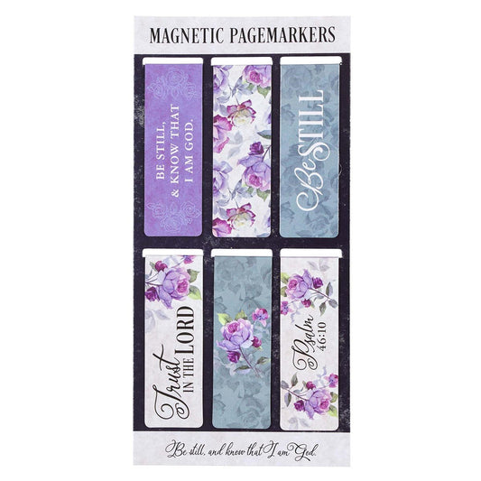 Bookmark-Pagemarker-Magnetic-Be Still (Set Of 6)