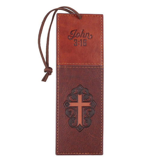 Bookmark-Pagemarker-John 3:16-Luxleather