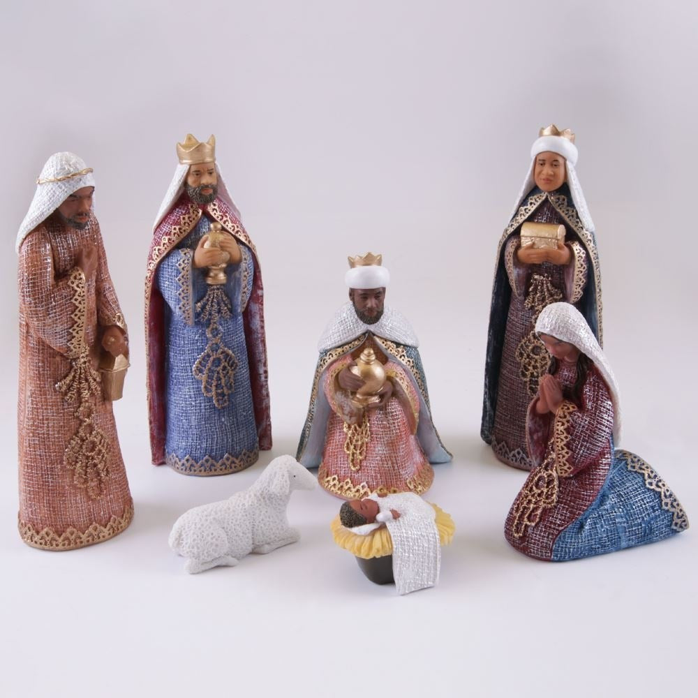 Nativity Set-7 Piece (Sizes 1.5" to 6" High)