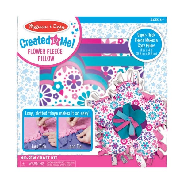 Craft Kit-Created By Me-Flower Fleece Pillow (Ages 6+)