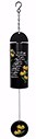 Wind Chime-Cylinder Sonnet-Slate Garden-God's Plan-Black (22")