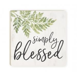 Coaster-Simply Blessed (4 x 4) (Pack Of 6)