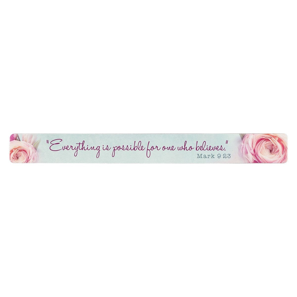 Magnetic Strip-Everything Is Possible For One Who Believes (7 1/2" x 3/4") (Pack Of 6)