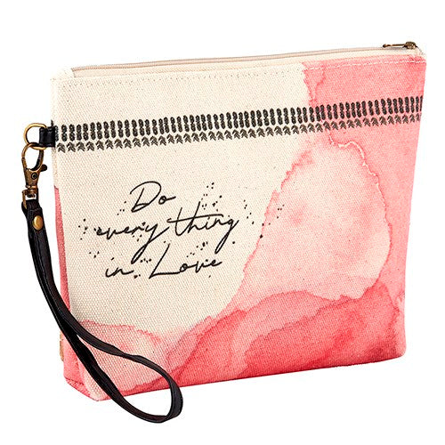 Canvas Pouch-Do Everything In Love (8.75" x 7")