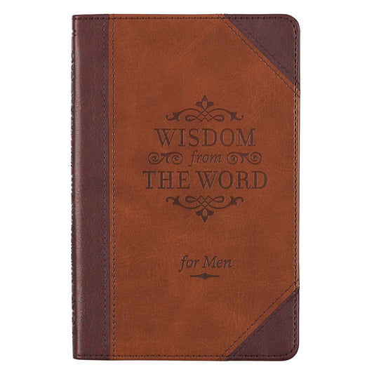 Wisdom From The Word For Men-Brown Luxleather