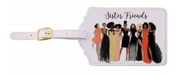 Luggage Tag-Sister Friends (3.25" x 5") (Set Of 2)