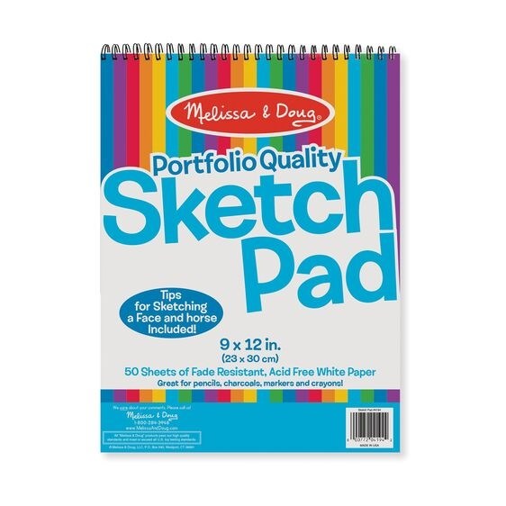 Arts & Crafts-Sketch Pad (Ages 3+)