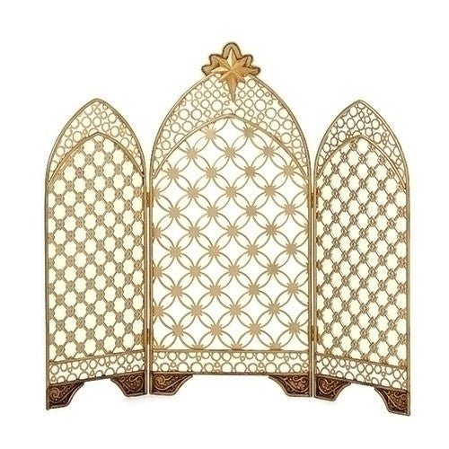 Triptych-Gold Backdrop For Nativity Sets (16")