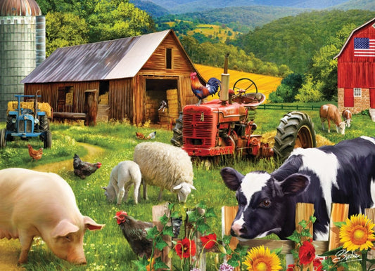 Jigsaw Puzzle-Farm Friends (1000 Pieces)