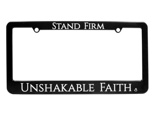 Auto Tag Frame-Stand Firm-Unshakeable Faith