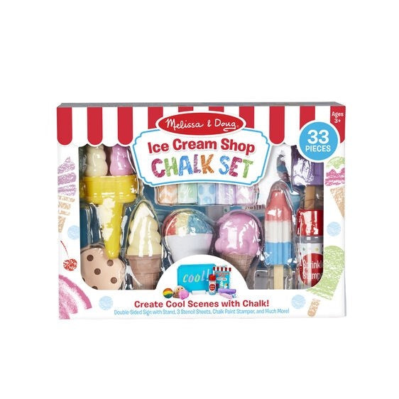 Chalk Set-Ice Cream Shop (33 Pieces)