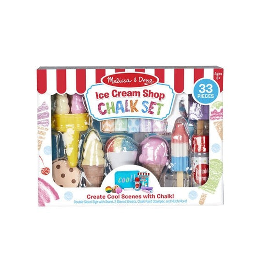 Chalk Set-Ice Cream Shop (33 Pieces)