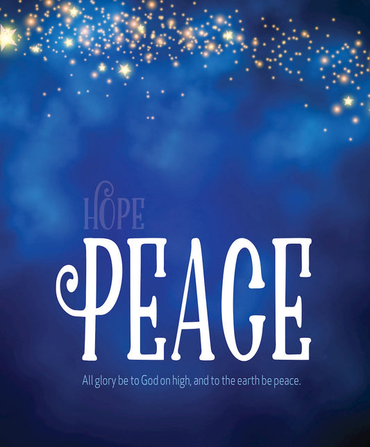 Bulletin-Advent Week 2: Peace/UMC Hymnal -Legal Size (Pack Of 50)