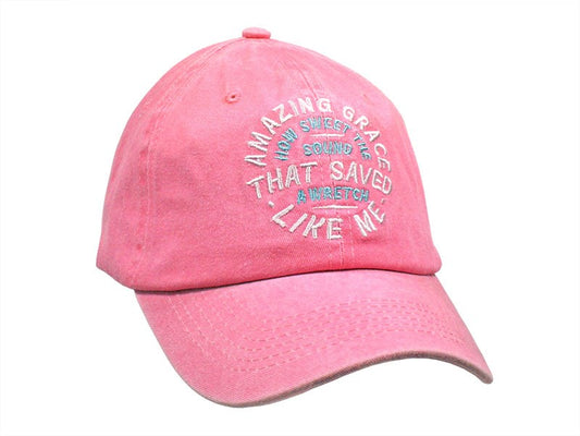 Cap-Amazing Grace-Pink