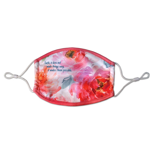 Face Mask-Floral/Faith-Kids