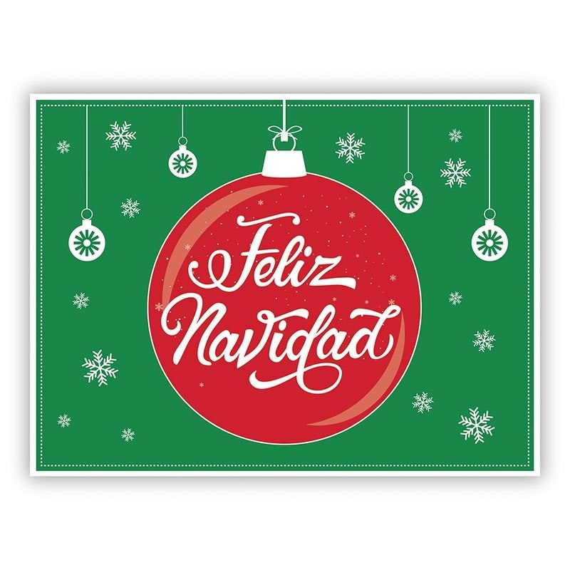 Yard Sign-Feliz Navidad/Merry Christmas (24 x 18)