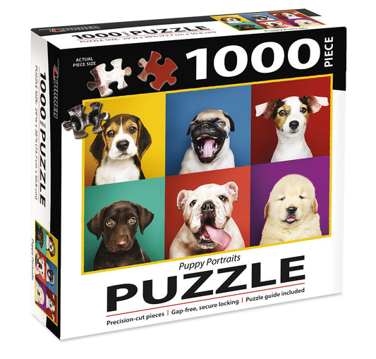 Jigsaw Puzzle-Puppy Portraits (1000 Pieces)