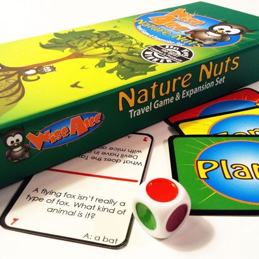 Griddly Games Wise Alec Expansion & Travel Set: Nature Nuts (Ages 8+)