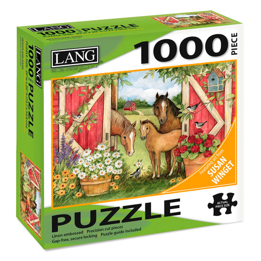 Jigsaw Puzzle-Heartland Barn (1000 Pieces)