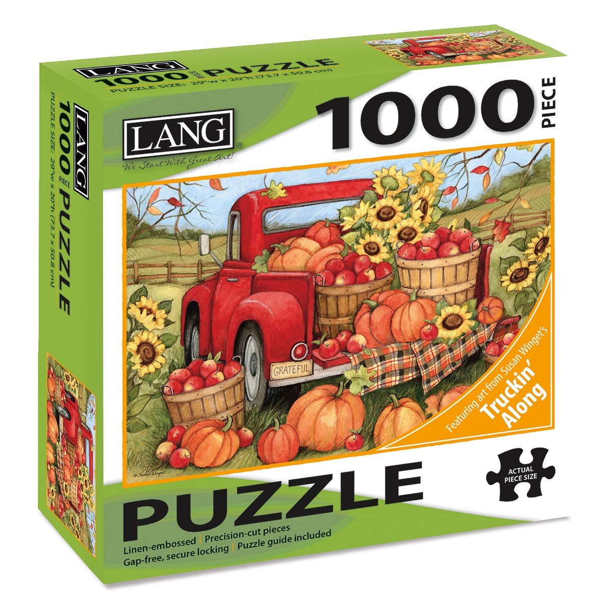 Jigsaw Puzzle-Harvest Truck (1000 Pieces)