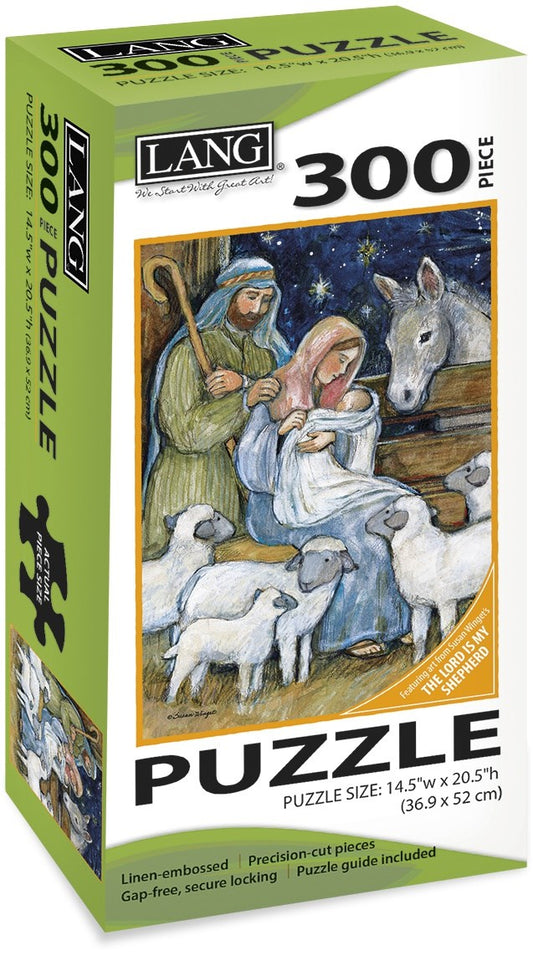 Jigsaw Puzzle-Sheep Nativity (300 Pieces)