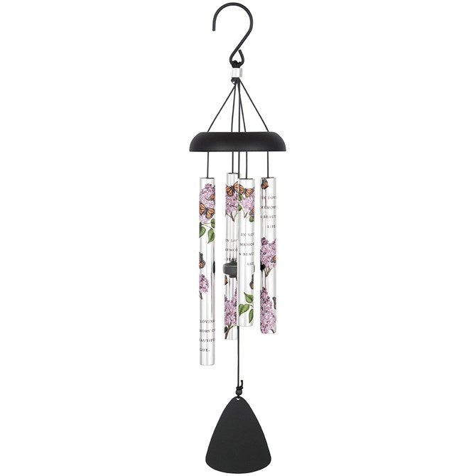 Wind Chime-Picturesque Sonnet-In Loving Memory (21")