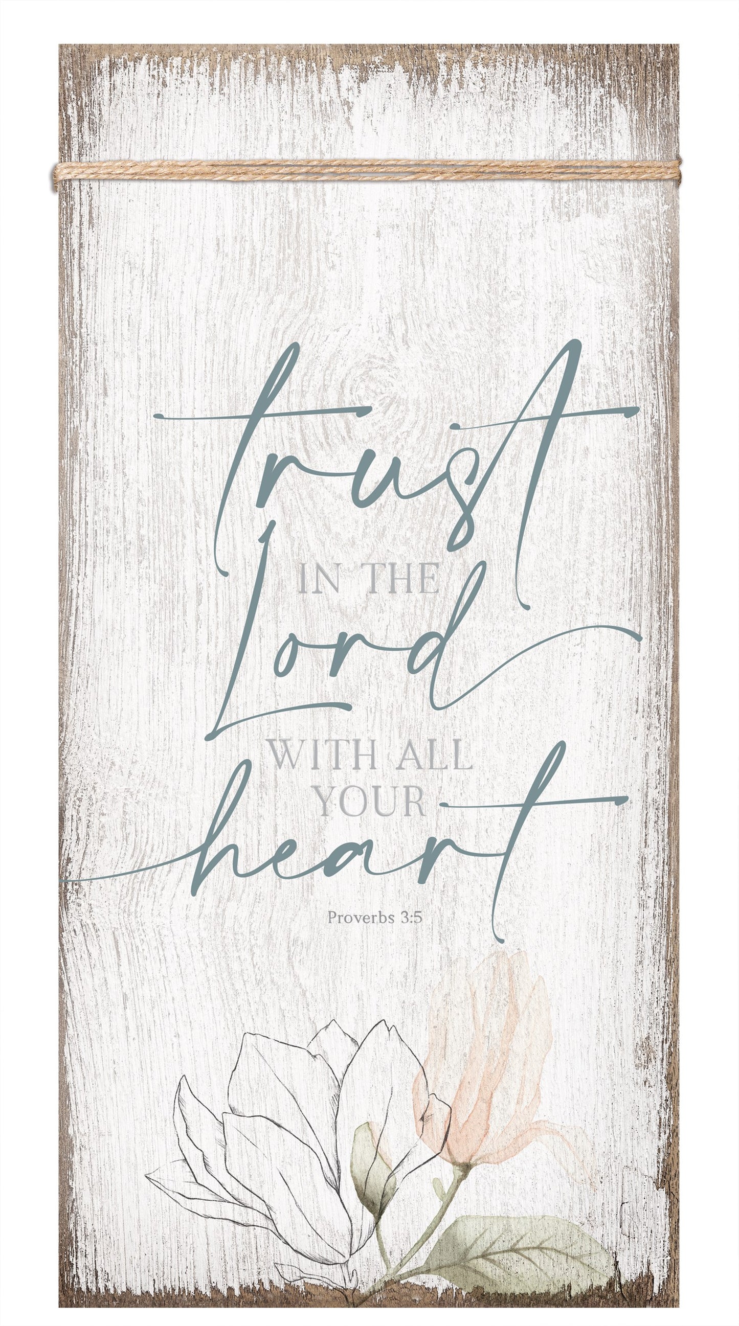 Plaque-Timeless Twine-Trust In The Lord