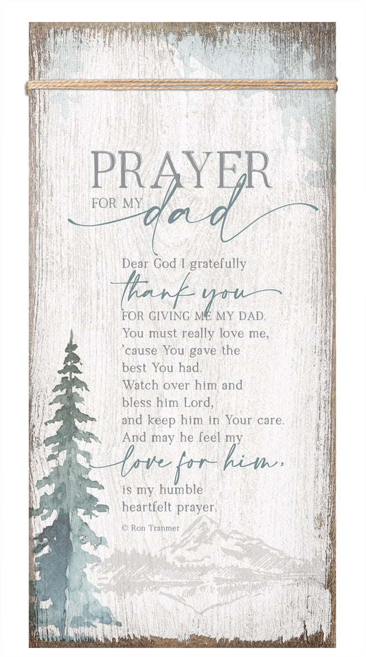 Plaque-Timeless Twine-Prayer For My Dad