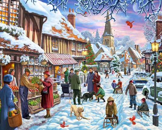 Jigsaw Puzzle-Winter Stroll (1000 Pieces)