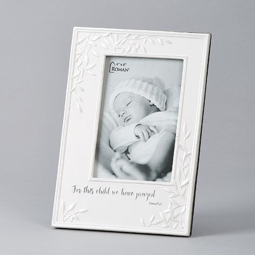 Frame-For This Child We Have Prayed (Holds 4 x 6)