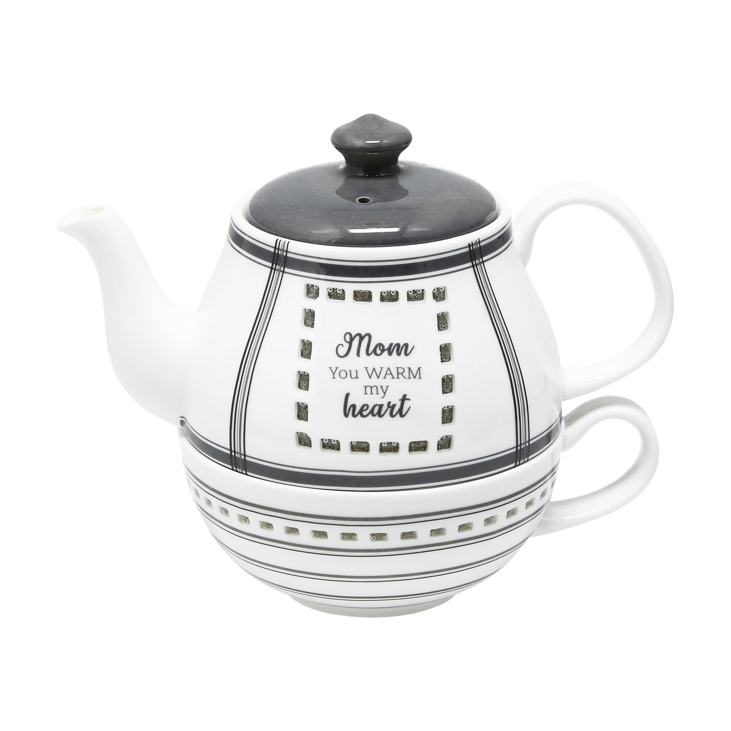 Teapot & Cup-Mom You Warm My Heart-8.5oz