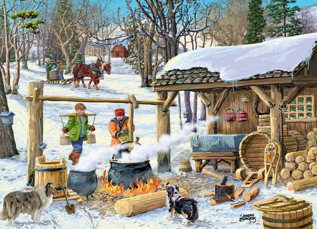 Jigsaw Puzzle-Maple Syrup Time (1000 Pieces)