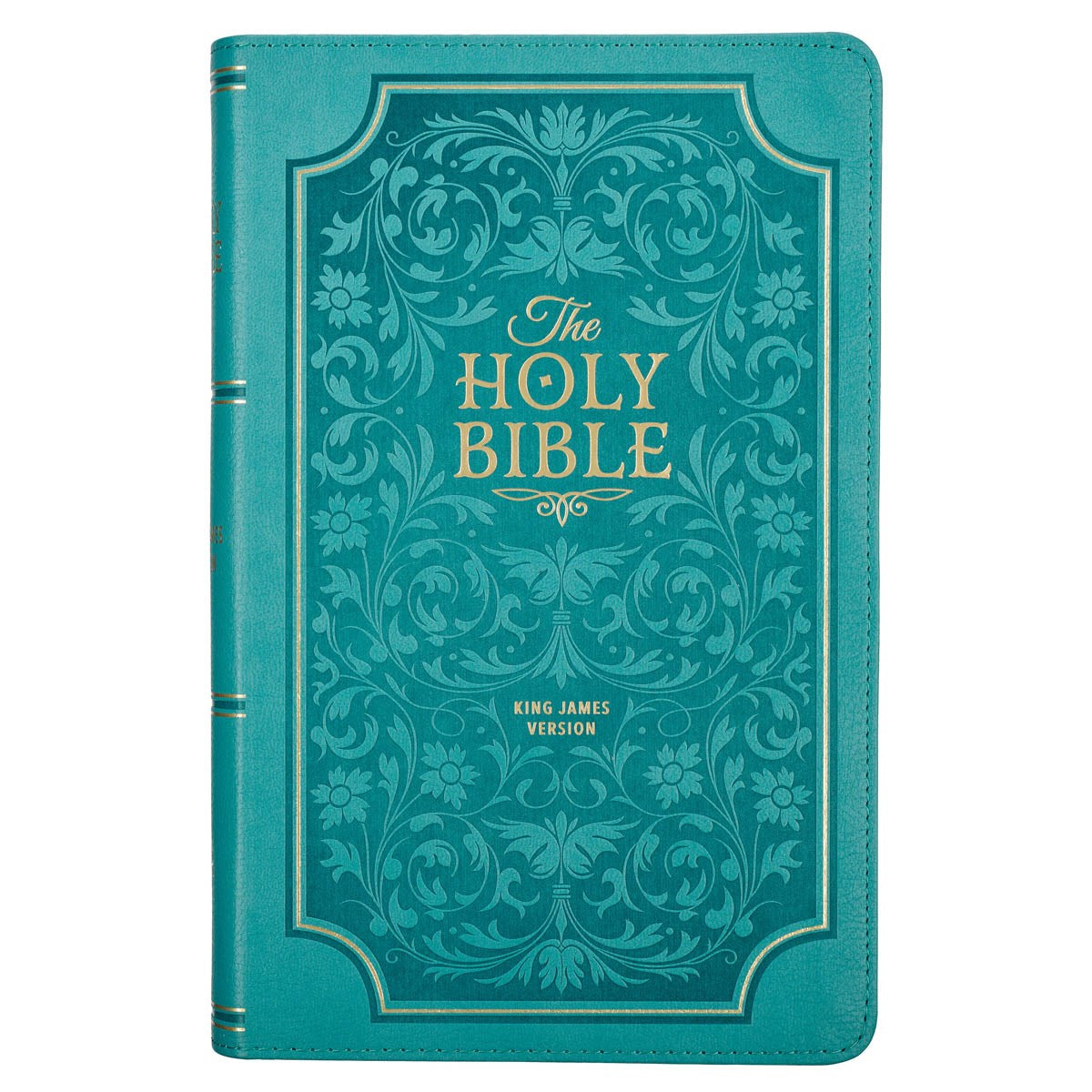 KJV Giant Print Bible-Teal Faux Leather