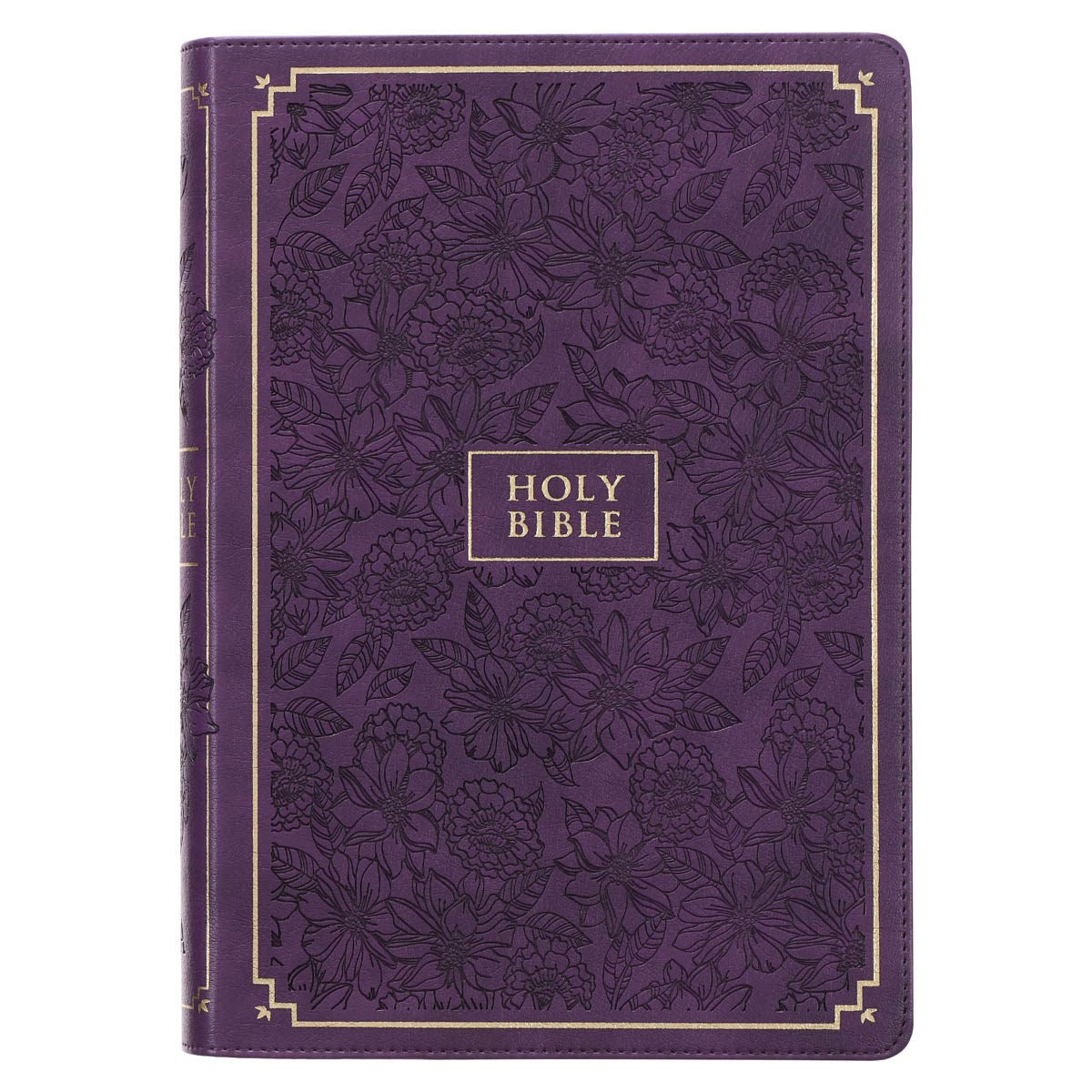 KJV Giant Print Bible (Full-Size)-Purple Faux Leather Indexed